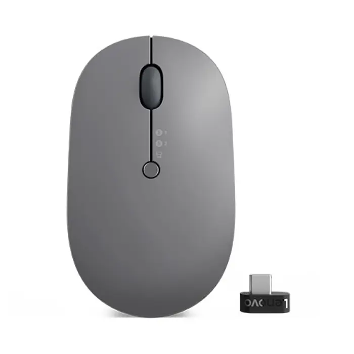 Lenovo Go Multi-Device mouse Ambidextrous RF Wireless + Bluetooth Optical 2400 DPI