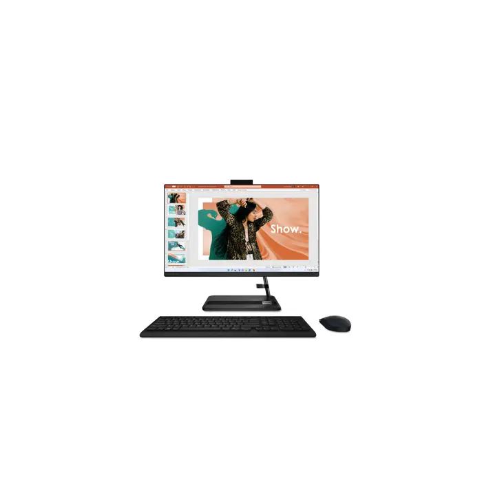 Lenovo IdeaCentre 3 Intel® Core™ i5 60.5 cm (23.8") 1920 x 1080 pixels 16 GB DDR4-SDRAM 512 GB SSD All-in-One PC Wi-Fi 5 (802.11ac) NoOS Black