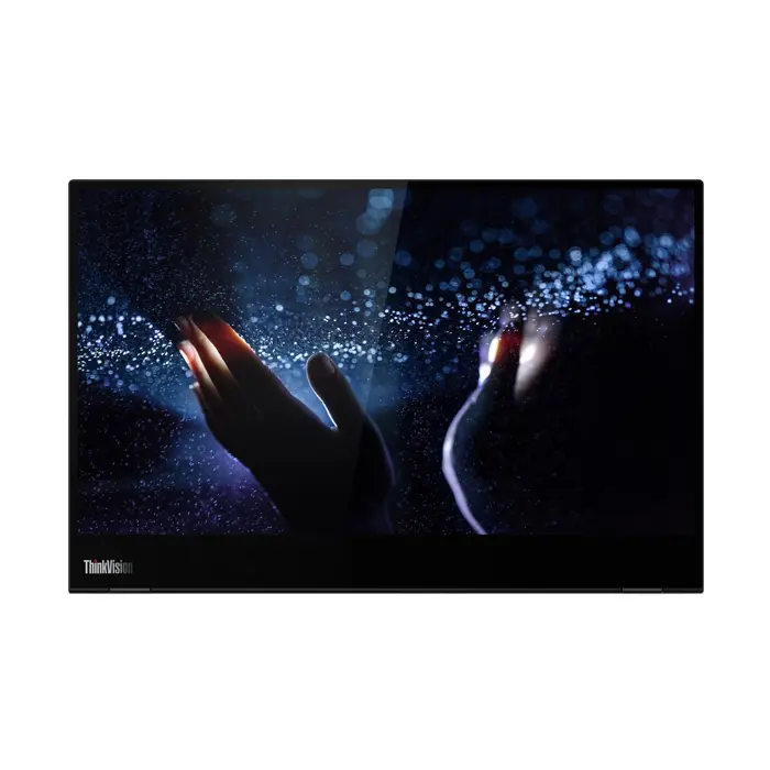 Lenovo M14t LED display 35.6 cm (14") 1920 x 1080 pixels Full HD Touchscreen Black