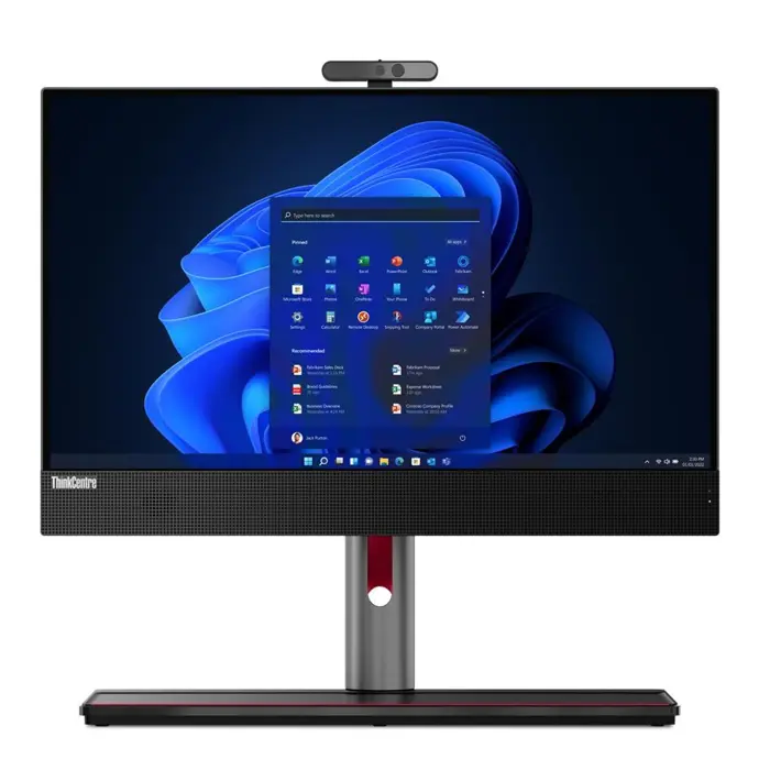 Lenovo ThinkCentre M70a Gen 3 i5-12400 21.5" FHD IPS 250nits AG 16GB DDR4 3200 SSD515 Intel UHD Graphics 730 W11Pro Black