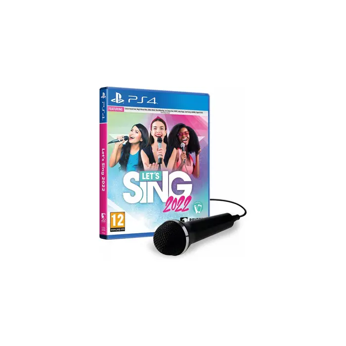 Let's Sing 2022 - Single Mic Bundle (PS4) - 4020628684204