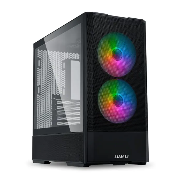 Lian Li LANCOOL 207 PC Gehäuse, Midi-Tower, ATX, Tempered Glass - schwarz-LANCOOL 207RX