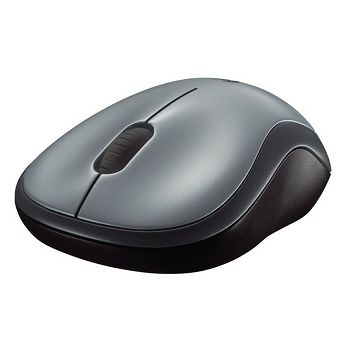 Logitech M185 bežični optički miš, siva