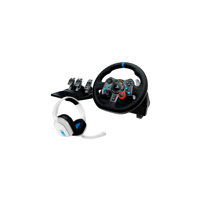 LOGITECH G29 Driving Force Racing Wheel for PlayStation5 and PlayStation4 - WHITE - USB