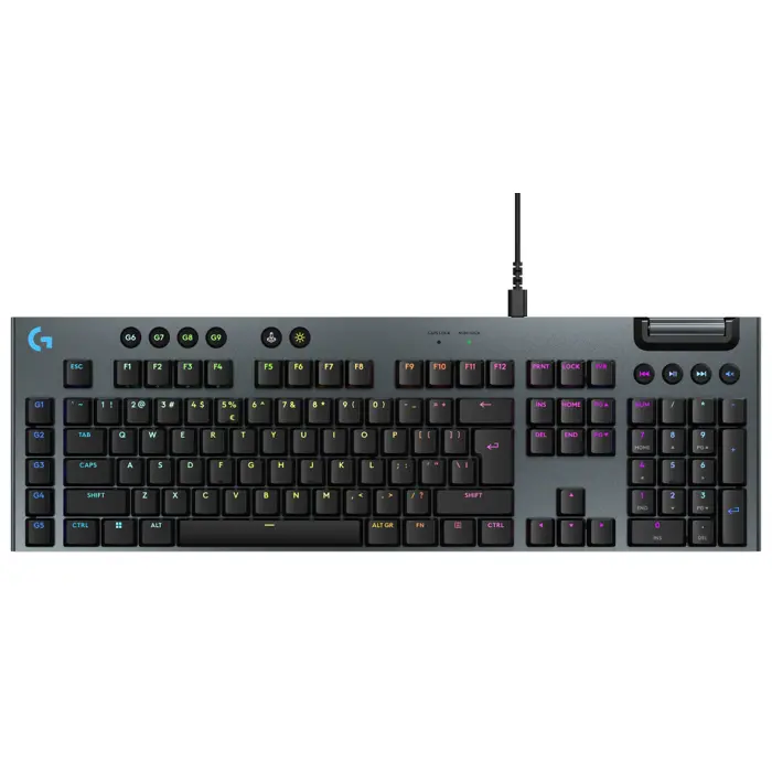 Logitech G915 X, gaming tipkovnica, USB