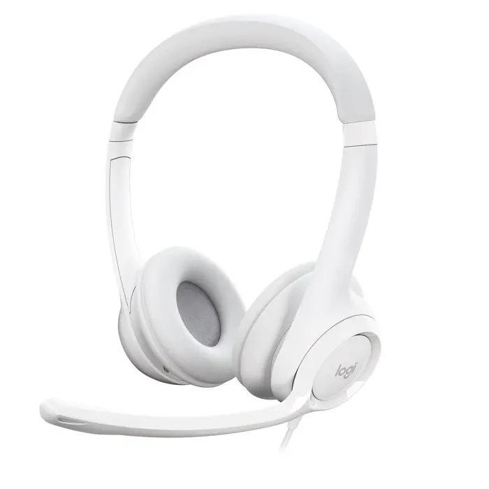 Logitech Headset H390 USB grey-white retail