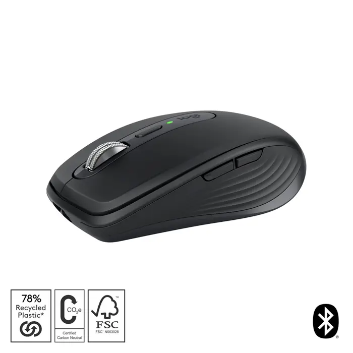 Logitech MX Anywhere 3S mouse Right-hand RF Wireless + Bluetooth Laser 8000 DPI