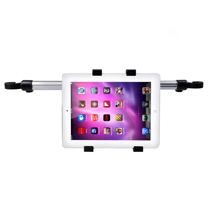 Maclean Brackets MC-657 Universal Headrest Car Tablet Holder, 7" - 10.1", Adjustable 360° Rotation