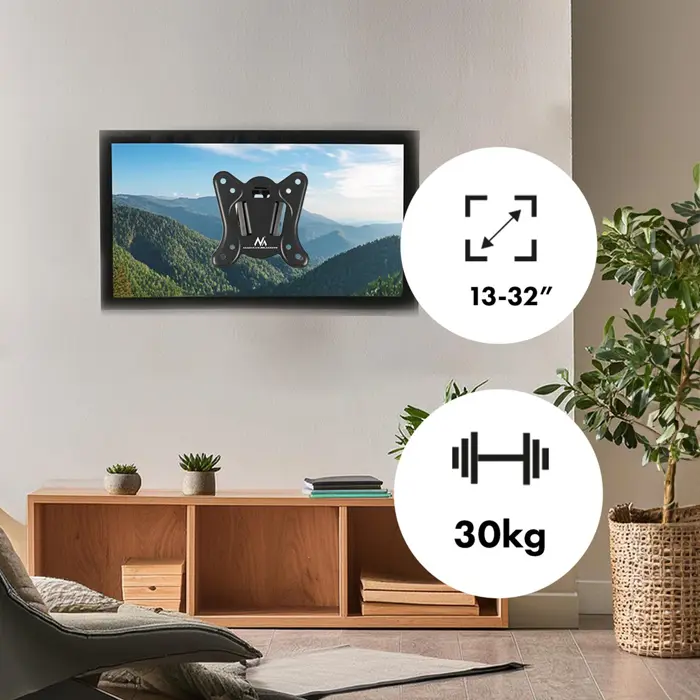 maclean-mc-415-tv-monitor-wall-mount-13-32-30kg-tilt-rotate--60899-tvamcnuch0122.webp