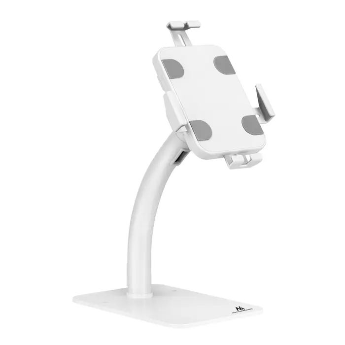 Maclean MC-468W Universal Tablet Stand Holder Lockable 7.9" - 11" Table or Wall Mounting Public Display Kiosk Sturdy Anti-Theft