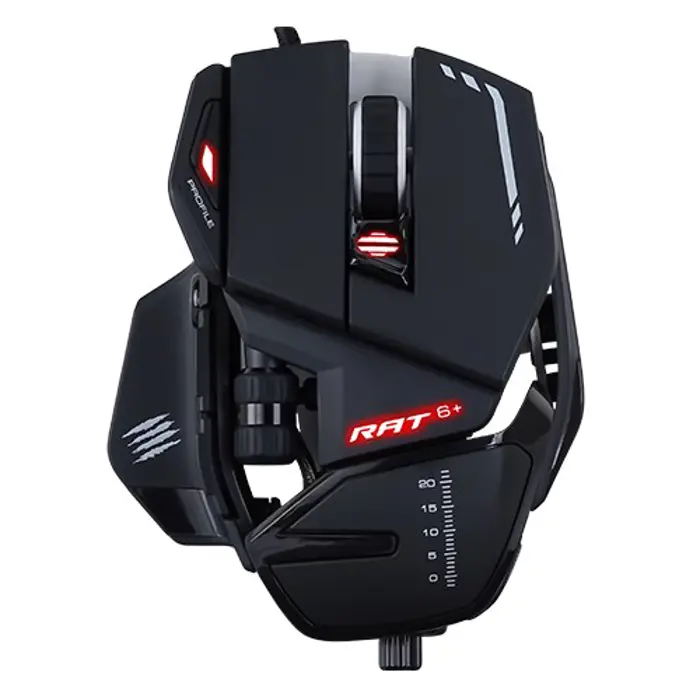 Mad Catz R.A.T. 6+ mouse Right-hand USB Type-A Optical 12000 DPI