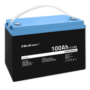 QOLTEC BATTERY LIFEPO4 | 12.8V | 100AH | 1280WH