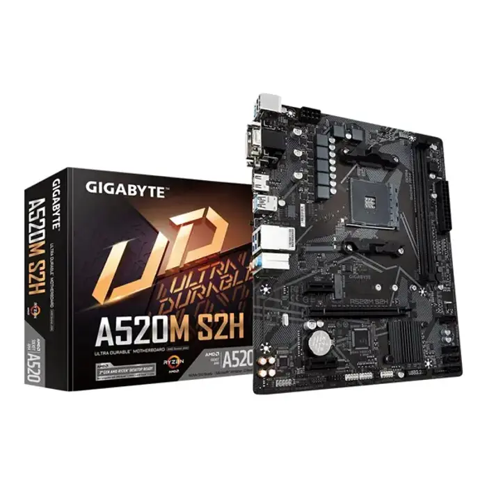 Matična Gigabyte A520M S2H, 2xDDR4, VGA/DVI/HDMI, S.AM4