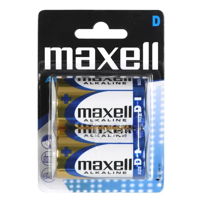 MAXELL battery alkaline LR20 2 pcs.