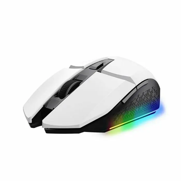 Miš TRUST GXT 110W Felox, Gaming, Punjivi, Bežični, RGB Osvjetljenje, Bijeli 