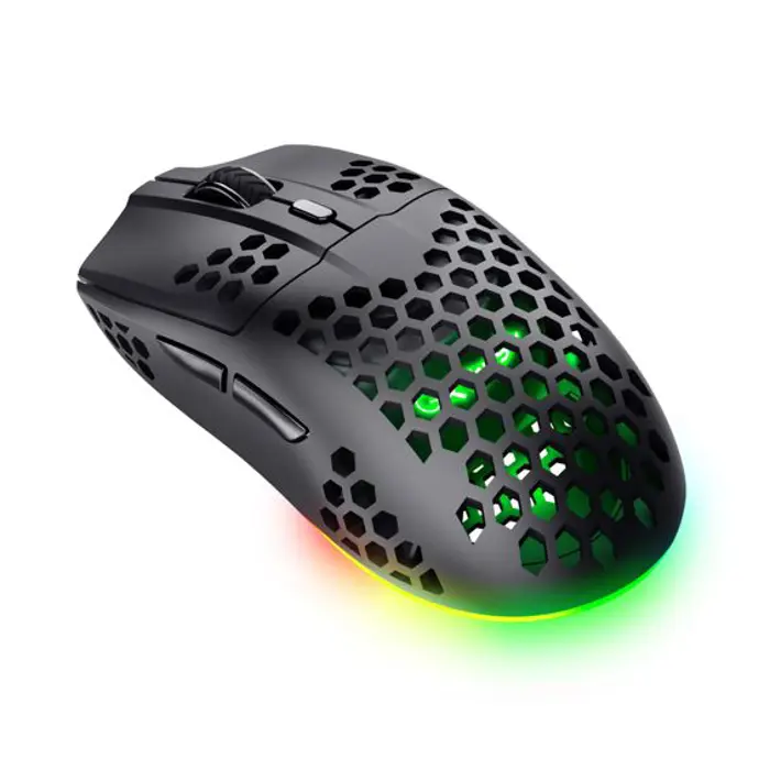 Miš TRUST GXT 929 Helox, Gaming, Punjivi, Bežični, Lightweight, Black 