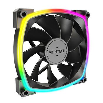 Montech RX120 PWM ARGB fan - 120mm, black RX120 PWM B