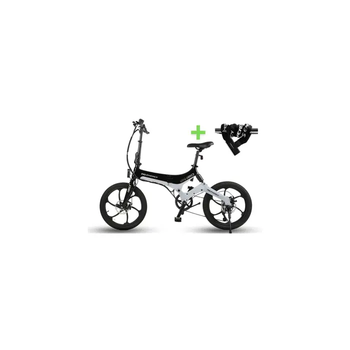 MS ENERGY eBike i20 Black Grey + SL-10