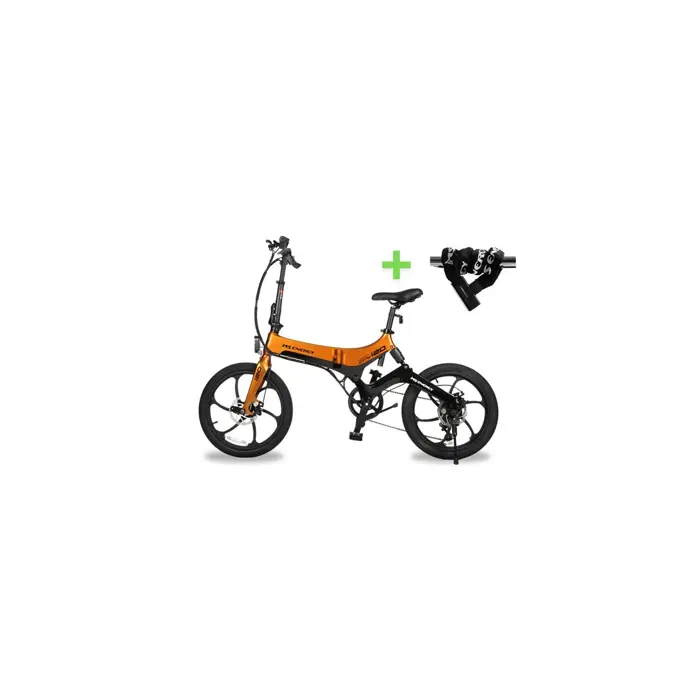 MS ENERGY eBike i20 Orange Black + SL-10