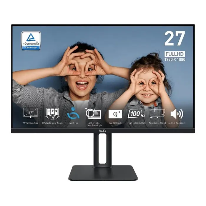 MSI 27" PRO MP275P VGA HDMI Monitor Speakers