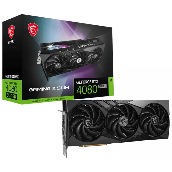 MSI GeForce RTX 4080 Super Gaming X Slim 16G, 16384 MB GDDR6X-V511-228R