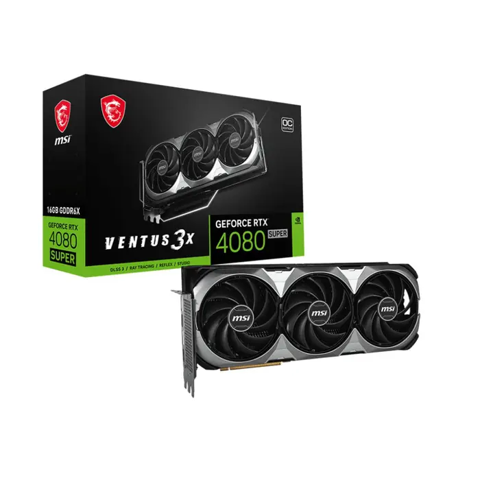 MSI GeForce RTX 4080 Super Ventus 3X OC 16G, 16384 MB GDDR6X-V511-221R