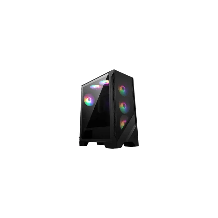 MSI MAG FORGE 120A AIRFLOW computer case Midi Tower Black, Transparent