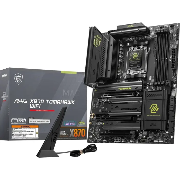 MSI MAG X870 TOMAHAWK WIFI motherboard AMD X870 Socket AM5 ATX