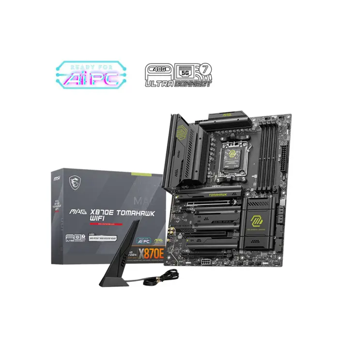 MSI MAG X870E TOMAHAWK WIFI motherboard AMD X870E Socket AM5 ATX