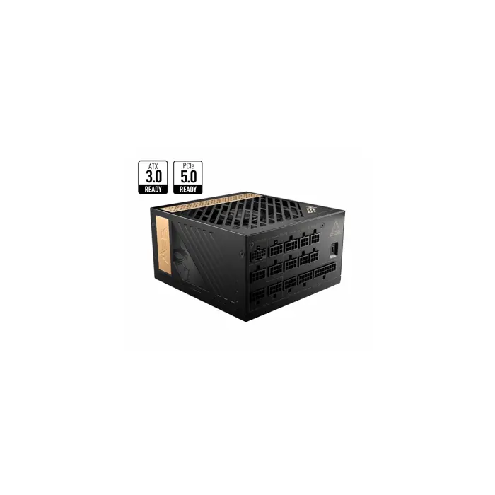 MSI MEG AI1300P PCIE5 power supply unit 1300 W 24-pin ATX ATX Black