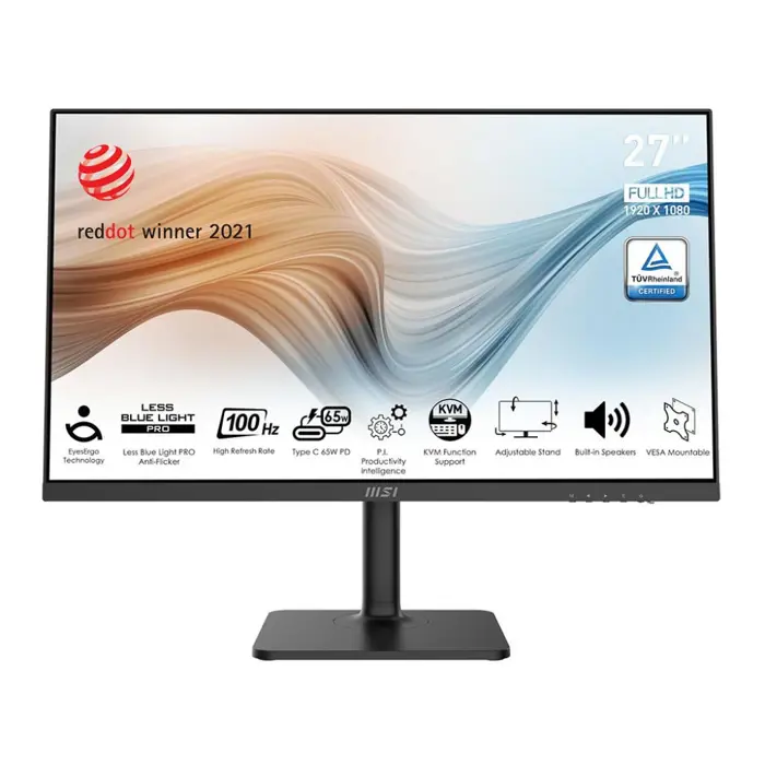 MSI Modern MD272XP computer monitor 68.6 cm (27") 1920 x 1080 pixels Full HD LCD Black