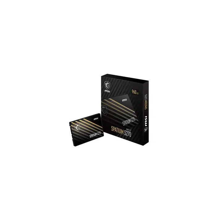 MSI SPATIUM S270 SATA 2.5 960GB internal solid state drive 2.5" Serial ATA III 3D NAND