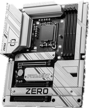 MSI MPG Z790 Project Zero, Intel Z790 Mainboard - Sockel 1700, DDR5, Back-Connect-Design-7E23-001R