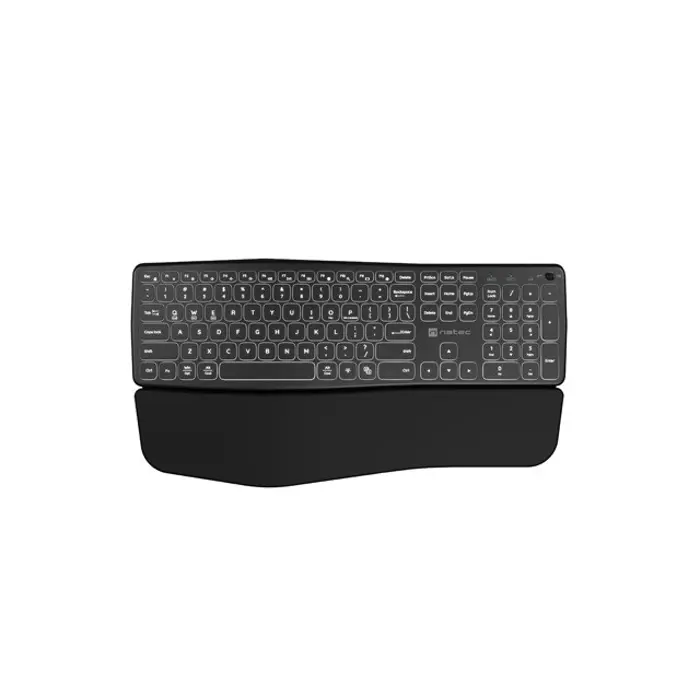 NATEC PORIFERA US WIRELESS BLUETOOTH + 2.4GHZ X-SCISSOR KEYBOARD BACKLIGHT ERGONOMIC