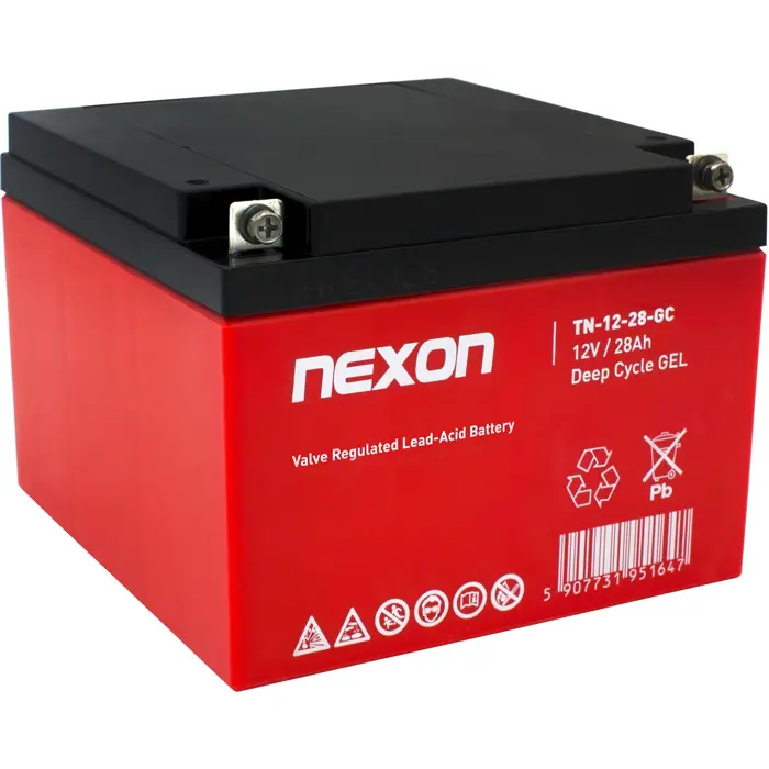 NEXON GEL BATTERY 12V 28AH LONG LIFE 12L