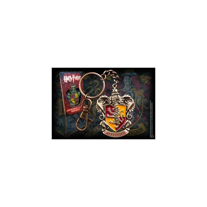 NOBLE COLLECTION Harry Potter Gryffindor crest keychain - 849421002466