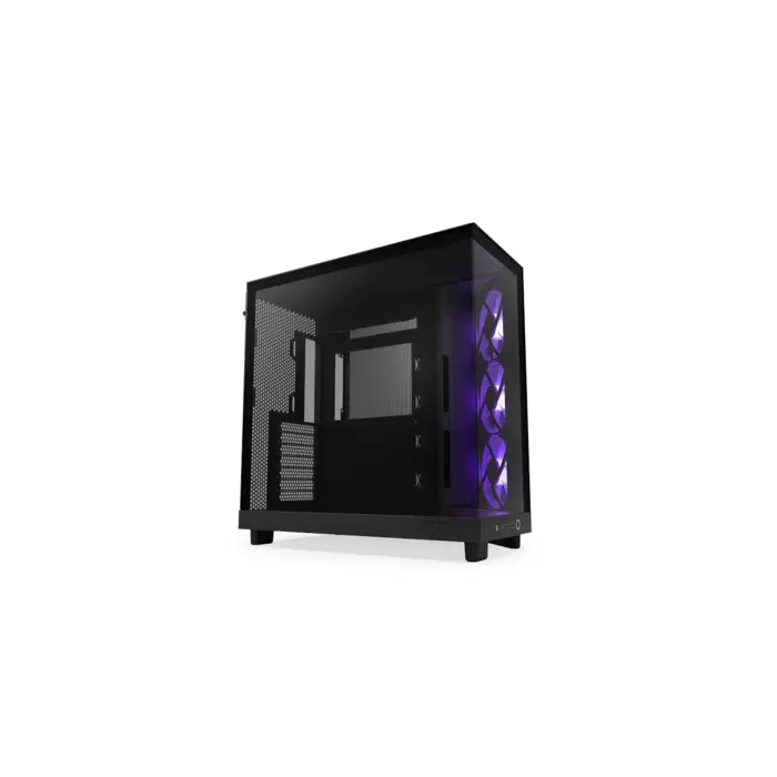 NZXT H6 Flow RGB, crno bez napajanja, ATX