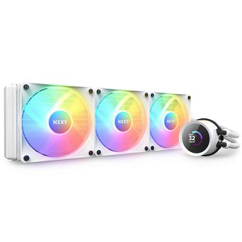 NZXT Kraken RGB Vodeno hlađenje - 360mm, bijelo RL-KR360-W1