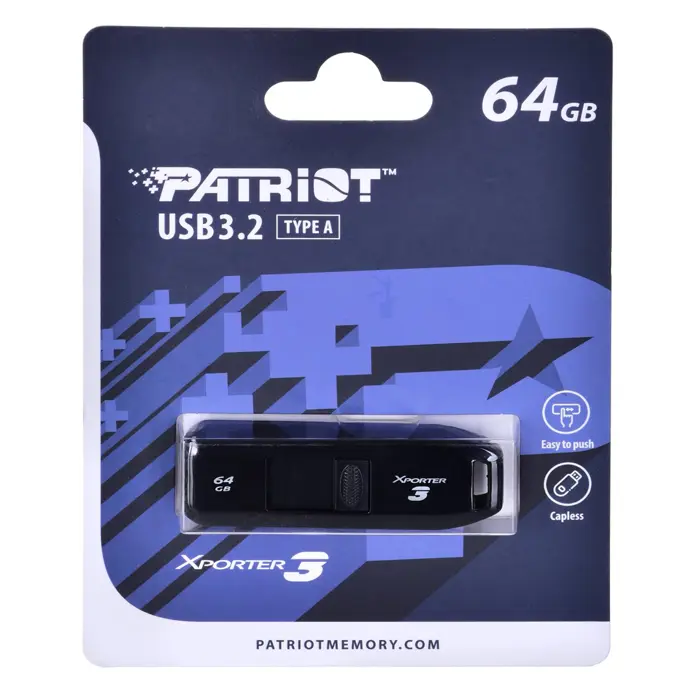 PARTIOT FLASHDRIVE Xporter 3 64GB Type A USB 3.2