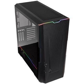 PHANTEKS Eclipse G500A D-RGB Fanless Midi-Tower kućište, Kaljeno staklo - crno PH-EC500GA_DBK01B