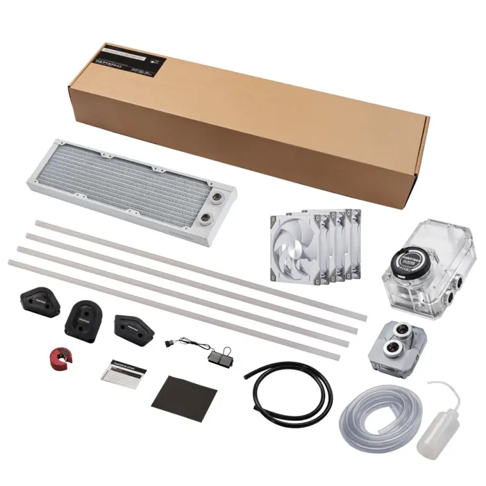 PHANTEKS Glacier EZ-Fit 360 D30-KIT, Wasserkühlungsset - weiß-PH-GEF_KIT360-D30_DWT