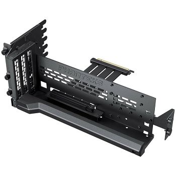 Phanteks Premium Vertical GPU Bracket + PCIe 4.0 x 16 Riser Cable, DRGB - 220mm, Black PH-PGPUKT4.0_DBK01