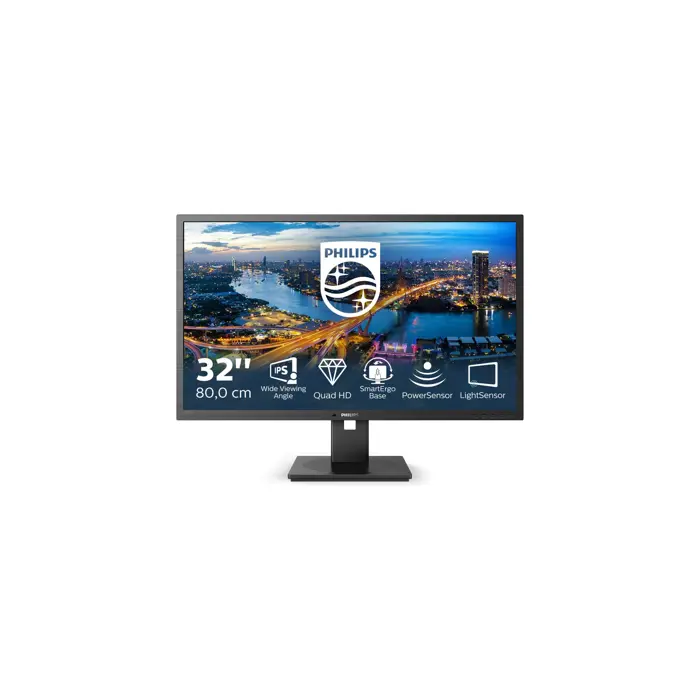 Philips 31,5" 325B1L, IPS, DP, HDMI, QHD, HAS, zvu