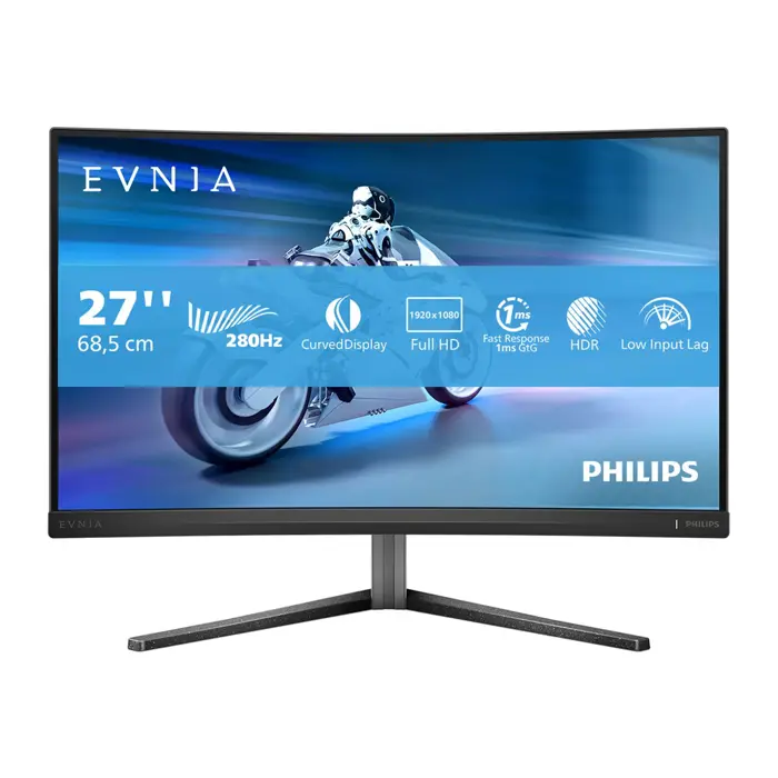 Philips VA 27" 27M2C5200W, FHD, 2xHDMI, DP, 280Hz