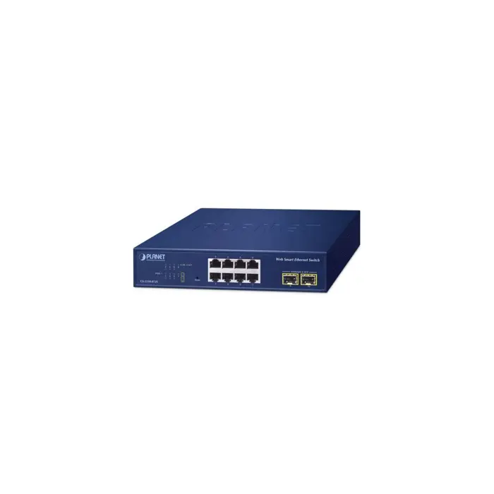 Planet 8-Port 10 100 1000T 2-Port 1000X SFP Web Smart Ethernet Switch