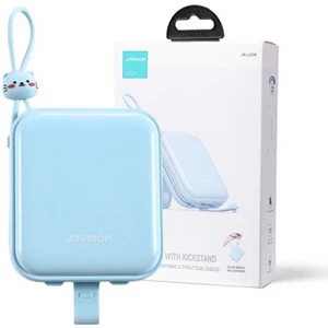 POWERBANK Joyroom Cutie Series JR-L008 10000mAh 22.5W PD QC with 1x USB-A Cables 1x USB-C BLUE