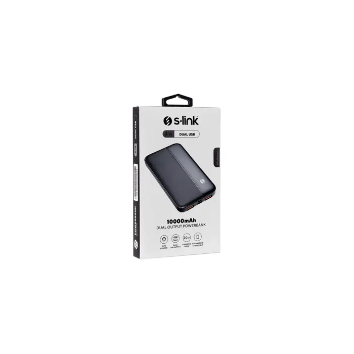 Powerbank S-LINK IP-G10N, 10000 mAh, crni