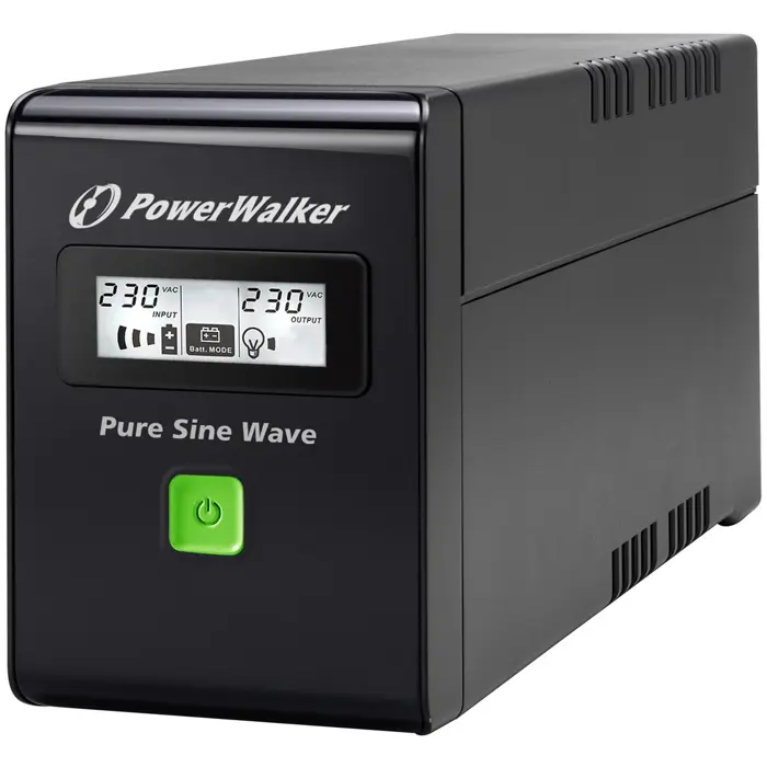 PowerWalker VI 800 SW FR uninterruptible power supply (UPS) Line-Interactive 0.8 kVA 480 W 2 AC outlet(s)