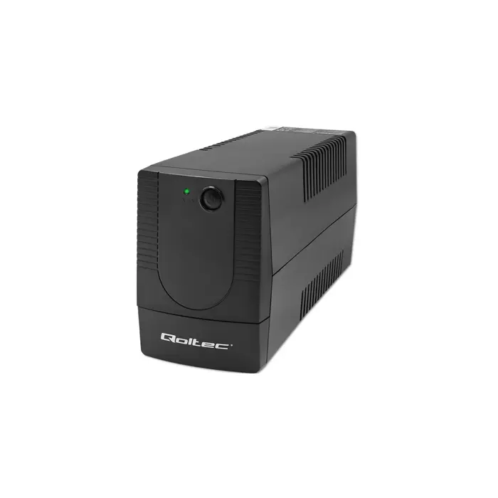 Qoltec 53772 uninterruptible power supply (UPS) Line-Interactive 0.65 kVA 360 W 1 AC outlet(s)