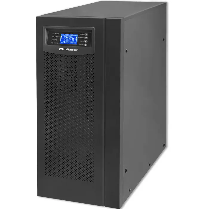 Qoltec 53982 UPS | On-line | Pure Sine Wave | 6kVA | 4.8kW | LCD | USB